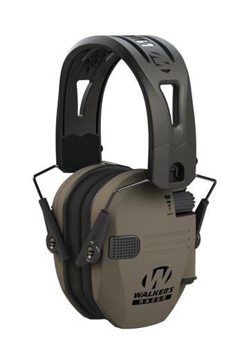 Walker's  Razor Tacti-Grip Ear Muffs -FDE 23NRR