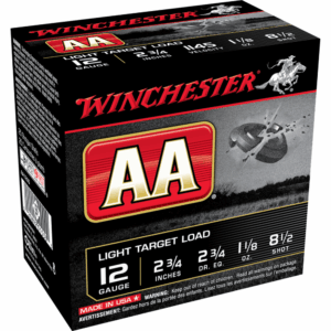 Winchester AA Target 12 ga 2-3/4″ 1-1/8 oz #8.5 25/ct