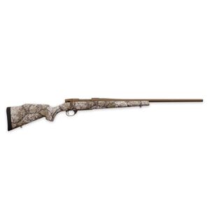 Weatherby Vanguard Badlands Rifle .308 win 5rd Capacity 22″ Burnt Bronze Threaded Barrel Approach Camo Stock