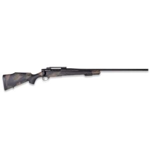 Weatherby Vanguard Black Hills Rifle .308 Win 5rd Capacity 20″ Heavy Barrel Black Polymer Stock w/Green & Tan Paint