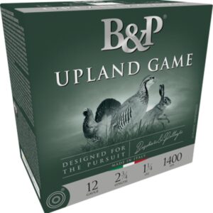 B&P Upland Game Shotshells – 12 ga 2-3/4 In 1-1/4 oz #5 1400 fps 25/ct