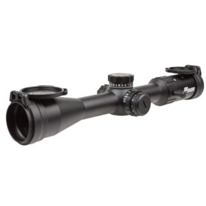 Sig Sauer Whiskey 4 Rifle Scope 4-16×44 30mm FFP MOA Milling Hunter 2.0 Illum Exposed Zero Stop Side Focus Black