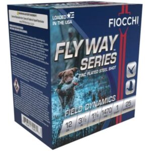 Fiocchi Flyway Steel Shotshells 12 ga 3-1/2″ 1-3/8oz 1470fps #1 25/ct