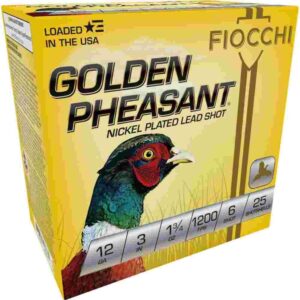 GOLDEN PHEASANT NP 12ga 3″ 1 3/4oz #6 1200fps 25RD