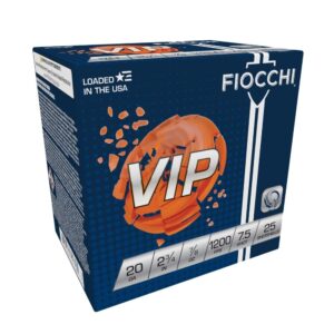 Fiocchi VIP Shotshells 20 ga 2-3/4″ 7/8 oz 1200 fps #7.5 25/ct