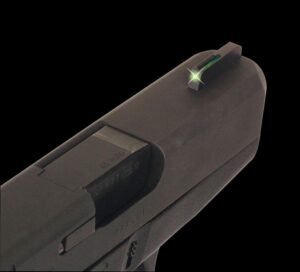 Truglo TFO Tritium/Fiber-Optic Day/Night Sights Fit Ruger LC9 / 9s / 380 – Front Green/Rear Green