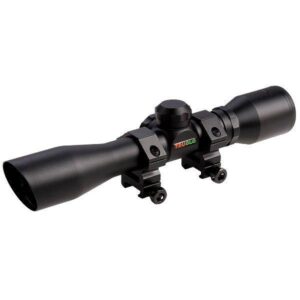 Truglo Compact Rifle Scope 4x32mm 1″ SPF Duplex Black
