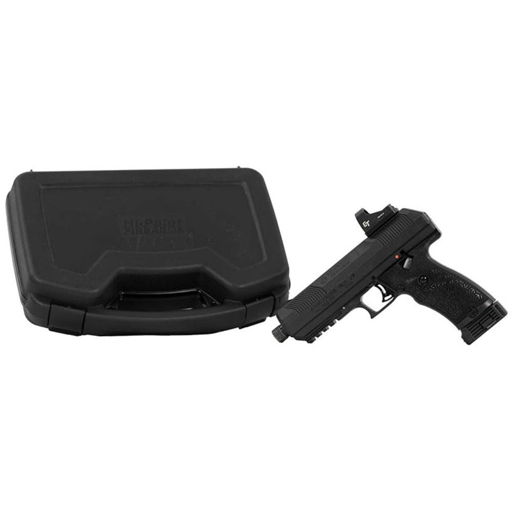 HiPoint JXP Handgun 10mm 10rd Magazine 5.2" Threaded Barrel Black with Crimson Trace Red Dot Sight and Case