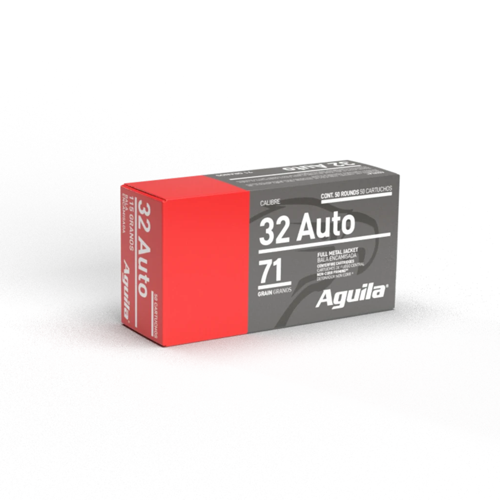 AGUILA 32 AUTO FMJ 71GR 50RD BOX 20 BXS PER CS