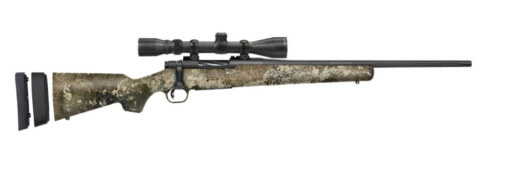 MOSSBERG PATRIOT SUPER BANTAM 243 WIN RFL CAMO SCOPE PKG