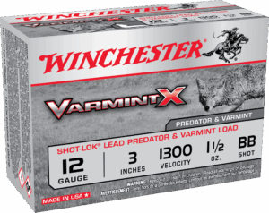 VARMINT X SHOT LOK 12GA 3″ BB 1-1/2OZ