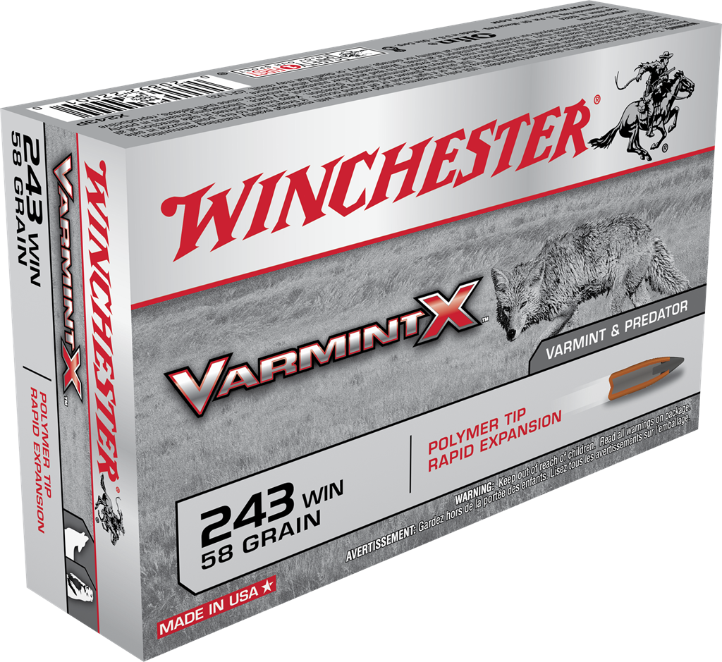 WINCHESTER SUPER X POWER POINT 243WIN 58GR 20RD BX 200RD CASE