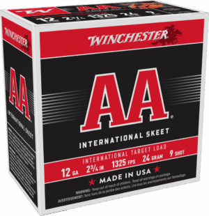 WINCHESTER 12G 2-3/4″ #9 AA INTRNTL TRGT 24GRAM 25/250