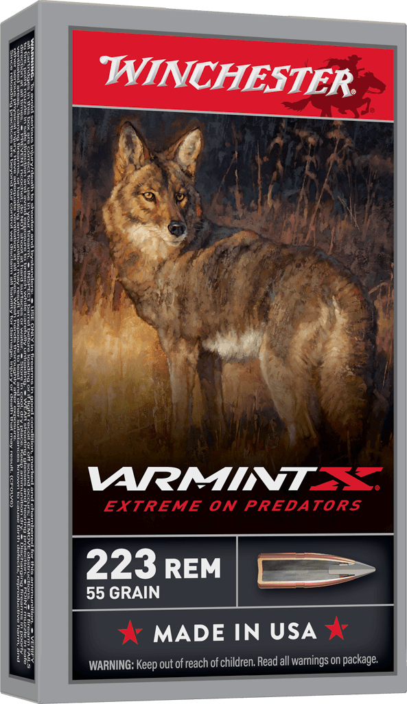WINCHESTER VARMINT X 223REM 55G 20RD BOX 200RD CASE