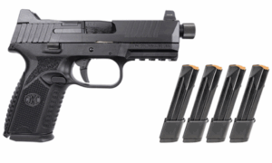 FN 509 M TACTICAL BUNDLE BLACK 9MM 4.5″ 1-15RD 4-24RD MAGS