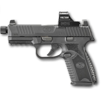 FN 509 TACTICAL W/ HOLOSUN HS407C BLK 9MM 4.5" 1-15RD 1-24RD