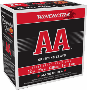 WINCHESTER AA SPR SPORT 12GA 2-3/4″ 1OZ 25RD BX 250RD CASE