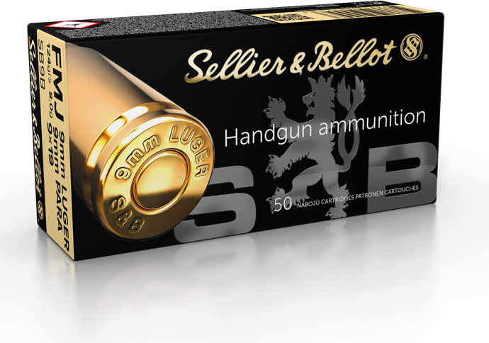 SELLIER & BELLOT 9MM 124G FMJ 50RD BOX 20 BOXES PER CASE