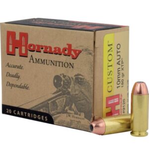 HORNADY CUSTOM 10MM 180GR XTP 20RD BX 200RD CASE