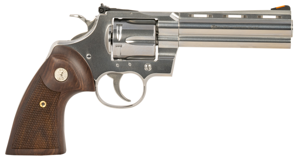 COLT PYTHON STAINLESS REVOLVER 357 MAG 5" 6 RD