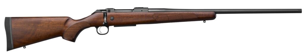 CZ 600 ST2 AMERICAN 6.5CM RIFLE 24" THREADED BBL, WALNUT STOCK 1-5RD MAGAZINE