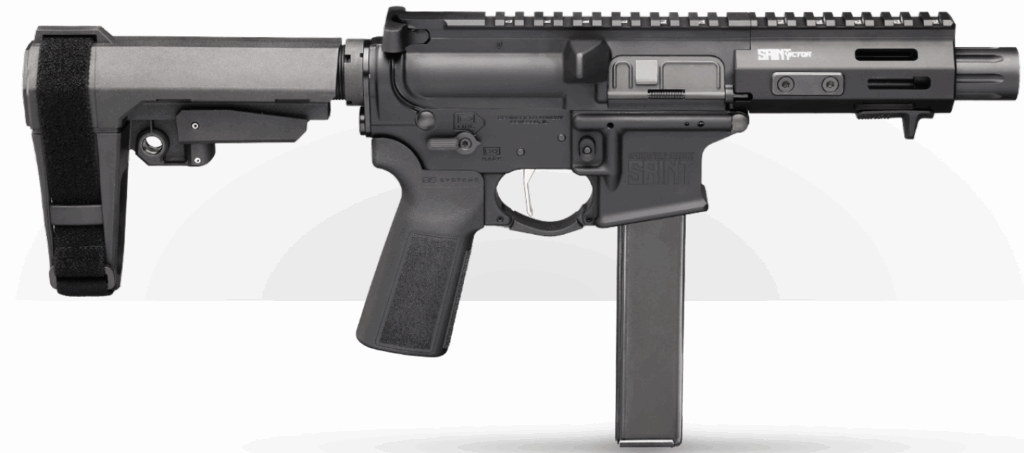 SPRINGFIELD ARMORY SAINT VICTOR 9MM PISTOL 5.5" BBL BLACK BRACE 1-32RD MAG