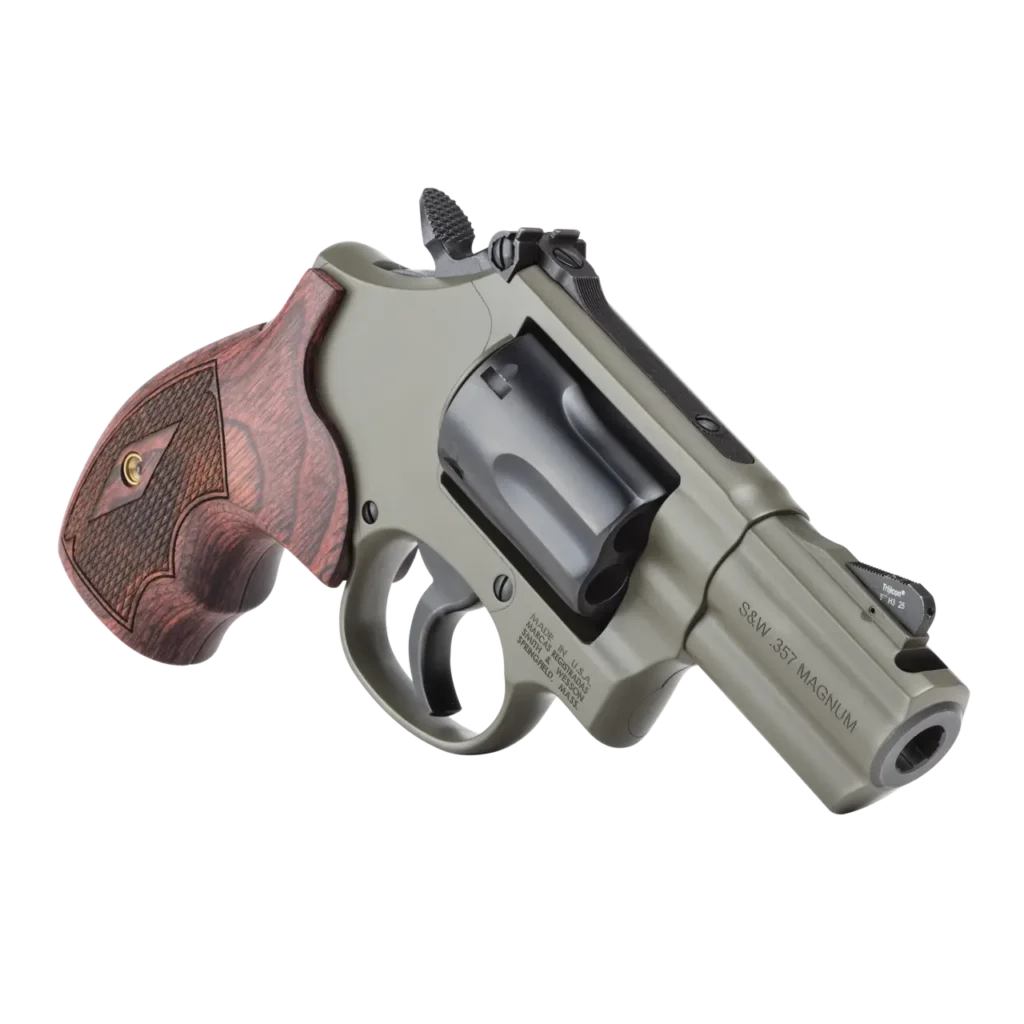 SMITH & WESSON PC MODEL 19 CARRY COMP 357 MAG REVOLVER 2.5" MOSS CERAKOTE 6RD