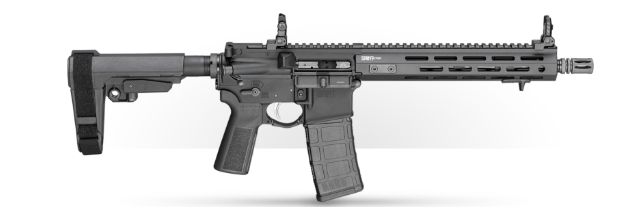 SPRINGFIELD ARMORY SAINT VICTOR 5.56 PISTOL 11.5" BLACK SBA3 BRACE 1-30RD MAG