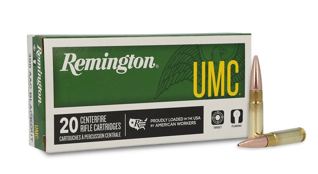 REMINGTON L300AAC2 300 AAC BLACKOUT 150GR UMC FMJ 20 RD/BX 10 BX/CS