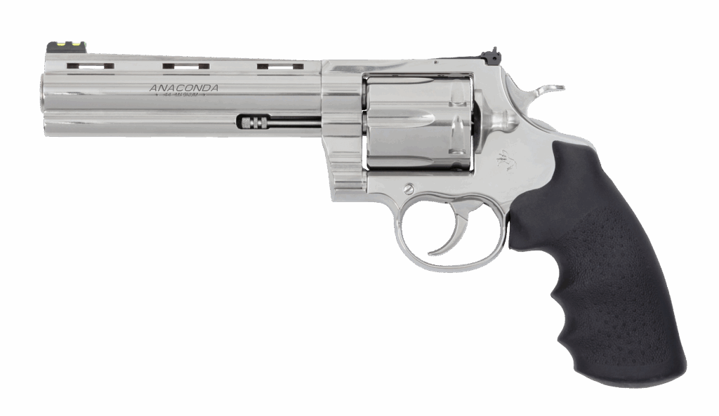 COLT TARGET ANACONDA STAINLESS REVOLVER 44MAG 6" 6RD