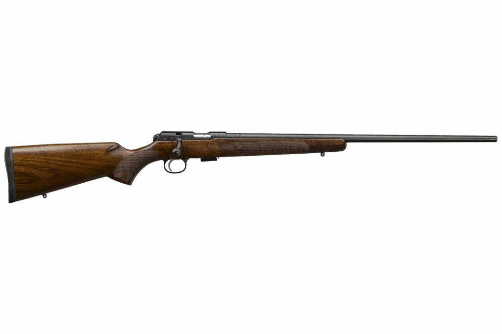 CZ 457 AMERICAN 24" 17HMR 5RD WALNUT