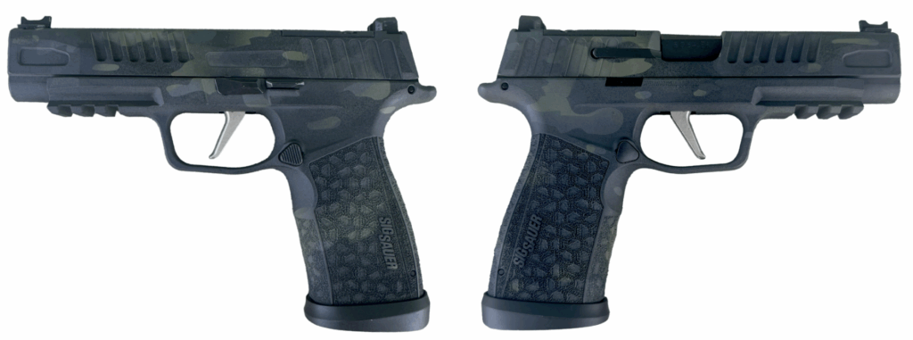 SIG SAUER P365 FUSE 9MM 4.3" MULTI CAM BLACK O.R. 1-17RD, 2-21RD