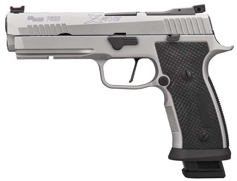 SIG SAUER P320 SXG 9MM 5" STAINLESS, ADJ. SIGHTS, SXG GRIP O.R. 3-21RD