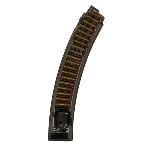 Elite Tactical Systems Carbon Smoke Series CZ Handgun Magazine 9mm 40/rd Smoke