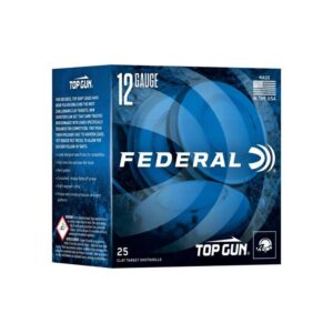 Federal Top Gun Sporting SS Shotshells 12ga 2-3/4″ 1oz 1250 fps #8 250/ct Case