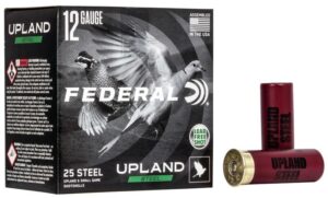 Federal Upland Steel Shotshell 12 ga 2-3/4″ 1oz 1400 fps #7.5 25/ct