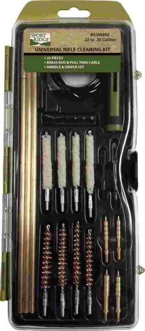 TacShield Sport Ridge Universal Rifle 25pc Kit w/ Brass Rods – Hard Case