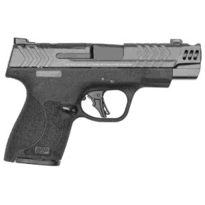 S&W PC M&P 9 Shield Plus Carry Comp Handgun 9mm Luger 10rd Magazines(2) 4″ Barrel  Thumb Safety