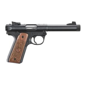 Ruger Collector’s Series Mark IV 22/45 Handgun .22 LR 10rd Magazines(2) 5.5″ Threaded Barrel Engraved Walnut Grips