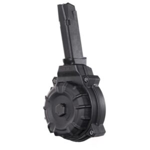 Promag Handgun Magazine for Glock 48/43X Black Polymer Drum 9mm Luger 50/rd