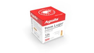 AGUILA 9MM FMJ 124GR BULK PK 300RD 4 PER CS