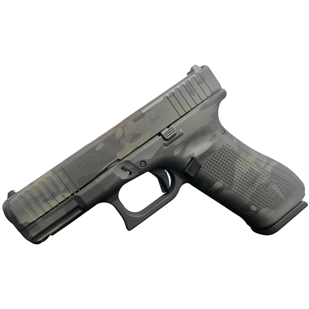GLOCK 45 GEN 5 MOS BLACK MULTICAM FS 9MM PISTOL FXD 5.5lb 3-17RD MAGS
