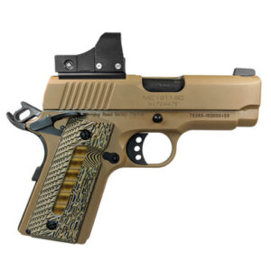 EAA Girsan MC1911 SC Ultimate 390039 9mm 3.4″ 7+1 W/ Optic Dark Earth