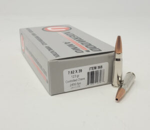 Underwood 7.62x39mm Ammunition UW568 123 Grain Controlled Chaos Hollow Point 20 Rounds