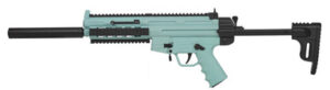 ATI GSG-16 16.25″ .22 LR Semi-Auto Rifle 10+1 Fake Suppressor Collapsible Stock Mint Green