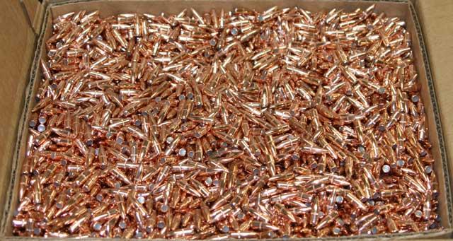 Hornady Traditional Rifle Bullets .22 cal .224" 55 gr HP 6000/ct BULK