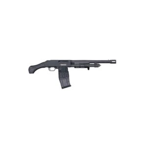 Mossberg 590M Shockwave Breacher Shotgun 12ga 2-3/4″ Chamber 10rd Magazine(1) 14” Breacher Barrel Birds Head Grip