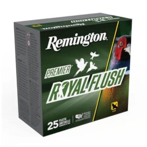 Remington Premier Royal Flush Shotshells 12ga 2-3/4″ 1-1/4oz 1550 fps #6 25/ct