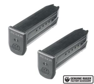Ruger SR9 SR9C 9E Handgun Magazine 9x19mm Blued Steel 17/rd (Value 2-pack)