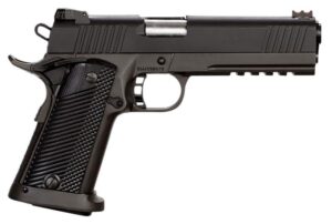 RI Armscor M1911-A2 FS Tac 2011 Handgun 45 Auto 14rd Magazine 5″ Barrel Parkerized G10 Grips